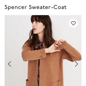 madewell spencer sweater coat